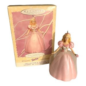 NIB VTG 1996 Hallmark Springtime Easter Barbie™ Ornament New Collectible